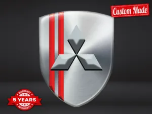 Mitsubishi Emblemi Silicone Auto Resistenti Pregiati Professionali